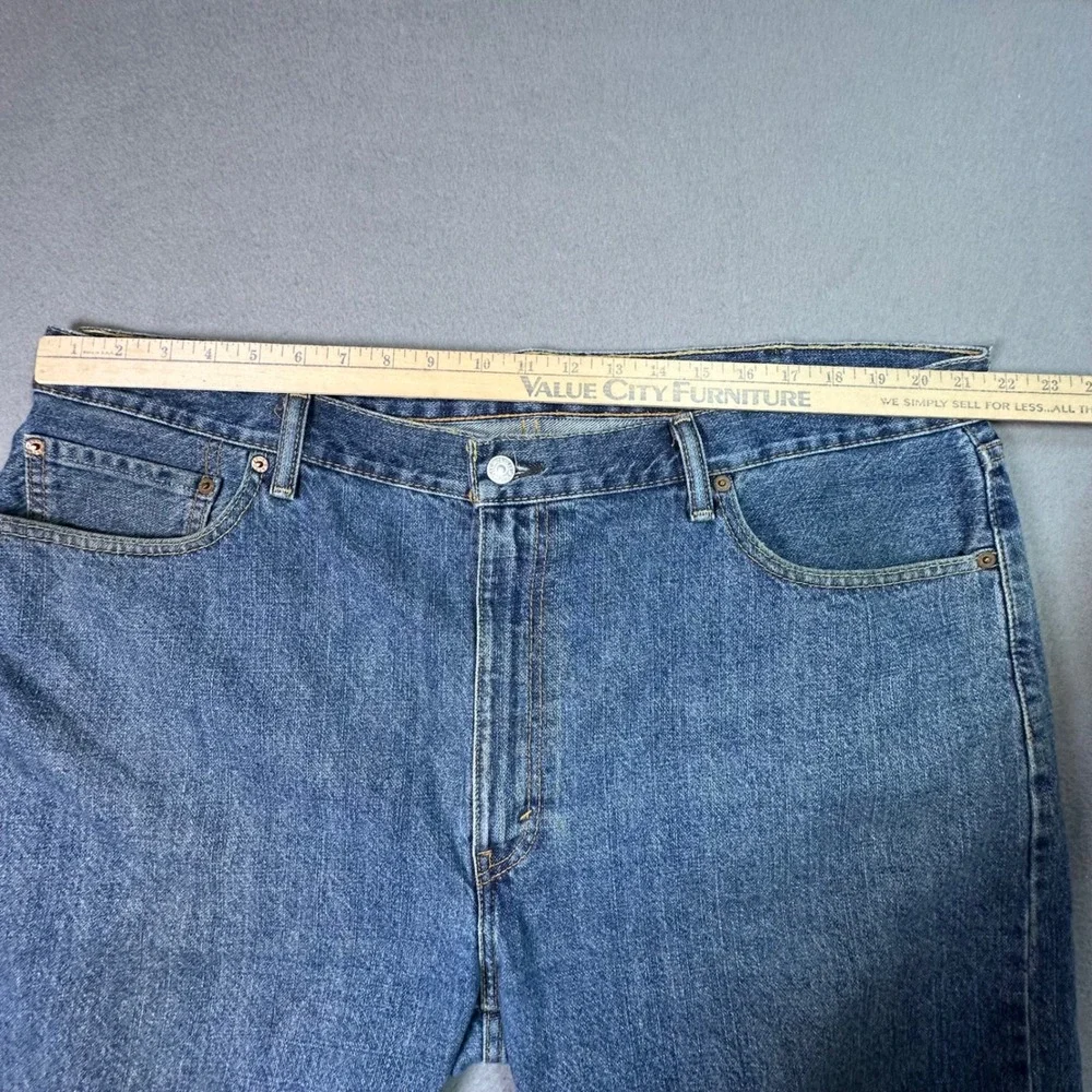 Levi's 505 Regular Fit Denim Shorts Mens 42 Blue Medium Wash‎ Jean Shorts 1793